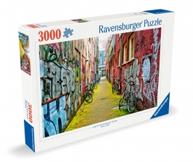 Ravensburger, Puzzle 3000: Ulice Amsterdamu (12000807)