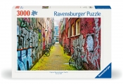 Ravensburger, Puzzle 3000: Ulice Amsterdamu (12000807)