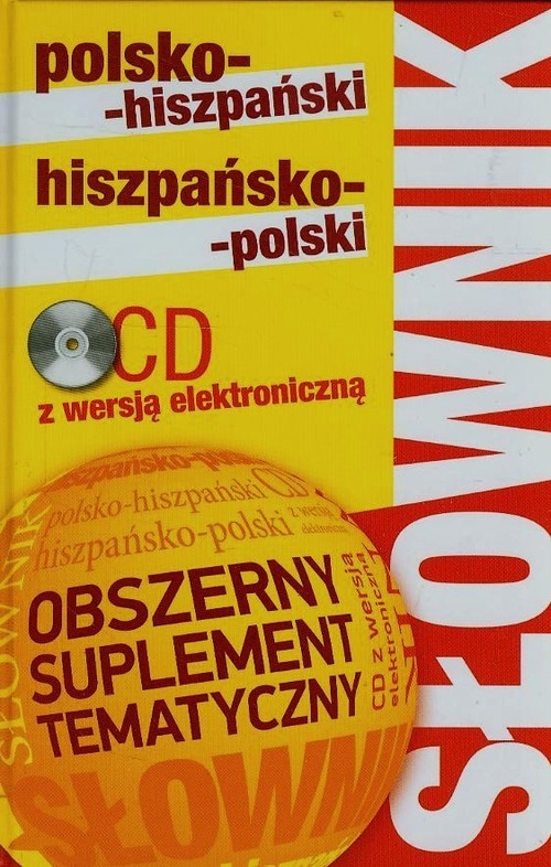 Słownik polsko-hiszpański hiszpańsko-polski + CD