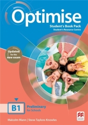 Optimise B1. Updated edition. Język angielski. Student`s Book. Podręcznik dla liceum i technikum