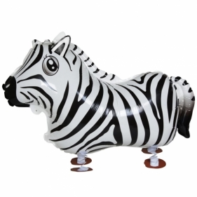 Balon foliowy chodzący zebra