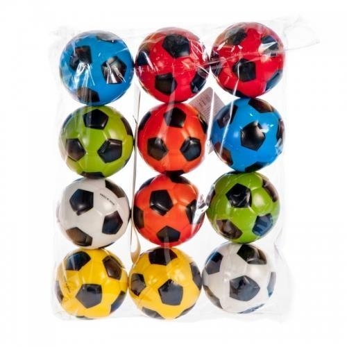 Piłka miękka 6cm mix 12szt