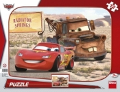 Puzzle ramkowe Auta: Zygzak i Złomek 12 elementów - Auta