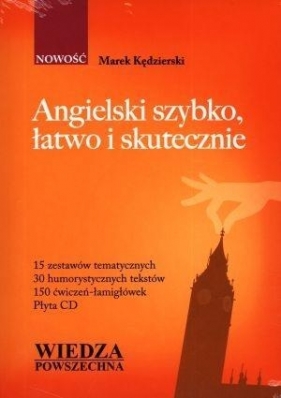 Angielski szybko, łatwo i skutecznie + CD - Marek Kędzierski