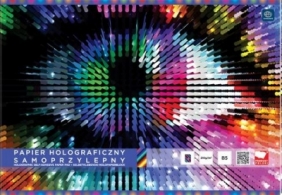Papier kolorowy samoprzylepny holograficzny B5, 8 kartek (270950)