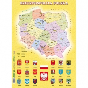 Puzzle Polska administracyjna - Wydawnictwo Piętka