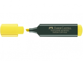 Zakreślacz Faber-Castell Textliner 48 - żółty (154807 FC)