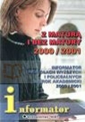 Z maturą i bez matury 2000/2001 Informator o szkołach wyższych i