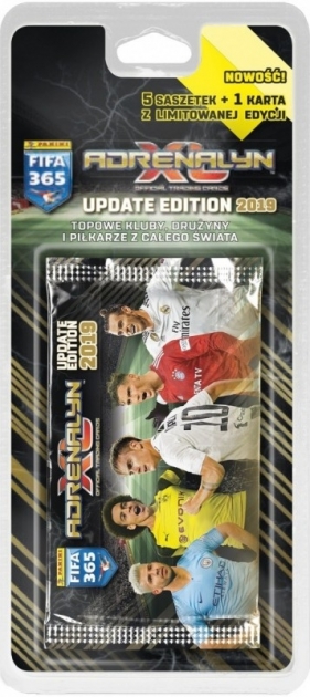 Adrenalyn XL FIFA 365 2019 Update Edition 5 saszetek + 1 karta z limitowanej edycji
