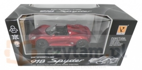 Porsche 918 Spyder zdalnie sterowane skala 1:24 czerwone