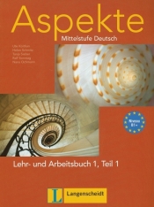 Aspekte 1 Lehr- und Arbeitsbuch Teil 1 + CD Mittelstufe Deutsch