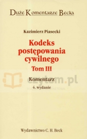 Kodeks postępowania cywilnego komentarz t.3
