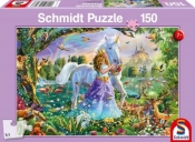 Puzzle 150: Księżniczka jednorożec i zamek (108098)