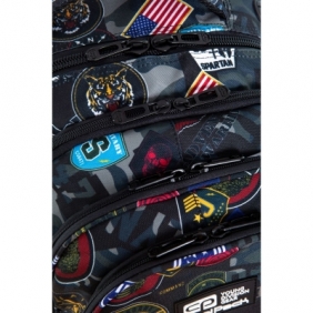 Plecak młodzieżowy CoolPack Factor, Military Patches (C02193)