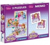 Puzzle 20+20+100 Memo Jej Wysokość Zosia (07807)