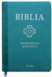 Biblia pierwszego Kościoła z paginat. turkusowa