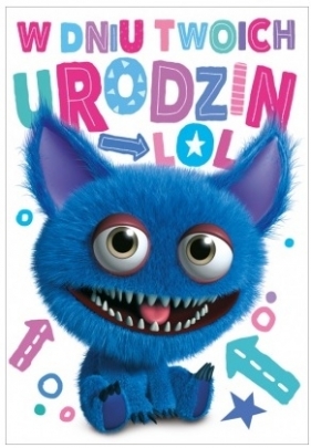 Karnet urodziny dzieci B6-1620