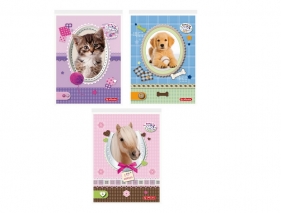 Notes szkolny A6 kratka Pretty Pets 89035