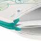 Notatnik flex GREENline A4/2x40 kratka+linia Ginkgo