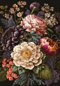 Interdruk, Puzzle 500: Flowers 4 - Elegant Darknes