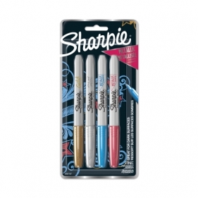 Markery Sharpie metaliczne permanentne F kpl. 4 szt. (SHP-2067107)