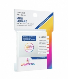 Gamegenic: Matte Mini Square-Sized Sleeves 53x53mm
