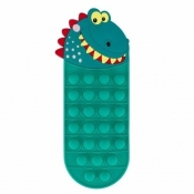 Piórnik silikon 1zamek Dino