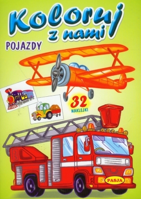 Pojazdy. Koloruj z nami