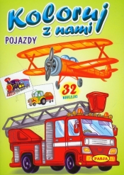 Pojazdy. Koloruj z nami