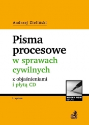 Pisma procesowe w sprawach cywilnych z objaśnieniami i płytą CD - Andrzej Zieliński