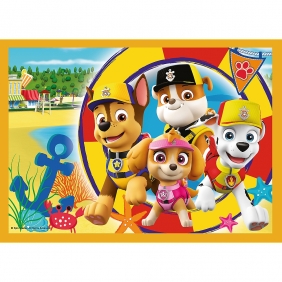 Puzzle 4w1: Psi Patrol - Zawsze na czas (34307)