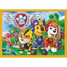 Puzzle 4w1: Psi Patrol - Zawsze na czas (34307)