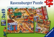 Puzzle Budowa domu 3x49 (093076)