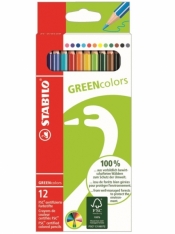 Kredki Greencolors etui - 12 kolorów