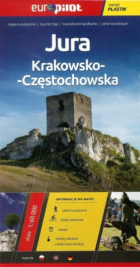Mapa Turystyczna EuroPilot. Jura Krakowsko-Częstochowska - Praca zbiorowa