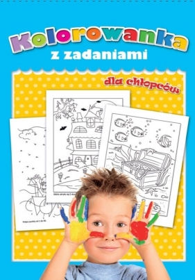 Kolorowanka z zadaniami dla chłopców