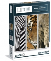 Puzzle Trittico Animals 3x500 (39307)