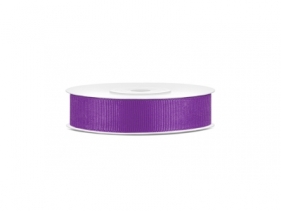 Tasiemka rypsowa purpurowa 15mm/25m