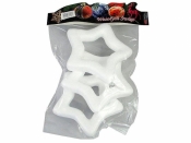 Gwiazdki styropianowe do kolorowania 3szt