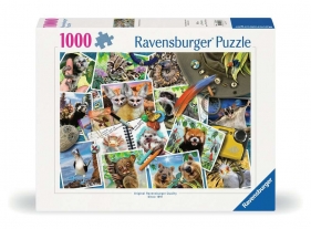Ravensburger, Puzzle 1000: Zwierzaki w podróży (12000607)