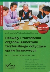 Uchwały i zarządzenia organów samorządu terytorialnego dotyczące spraw finansowych