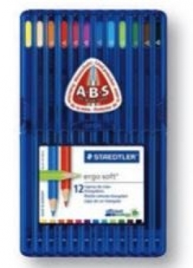 Kredki ergo soft S 157 - 12 kolorów w plastikowym etui Staedtler box (S 157 SB12)