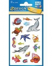 Naklejki papierowe - zwierzęta morskie