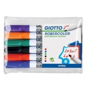 Marker suchościeralny GIOTTO, 6 kolorów (414200)