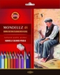 Kredki Mondeluz, 48 kolorów + pędzel