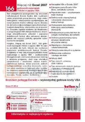 Więcej niż Excel 2007 - Lewandowski Mirosław