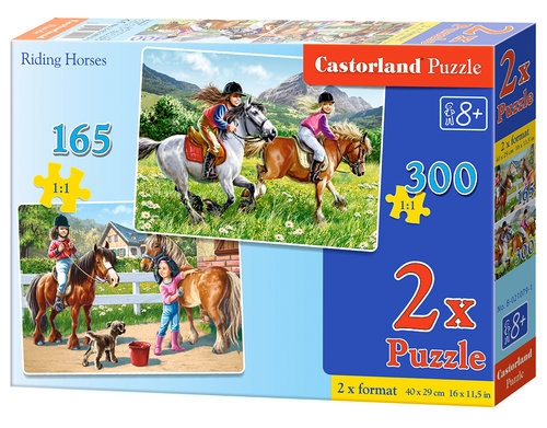 Puzzle Konie 165 i 300 2w1 (021079)