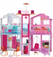Barbie miejski domek z wyposażeniem