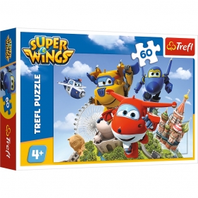 Puzzle 60: Super Wings - Lot dookoła świata (17307)