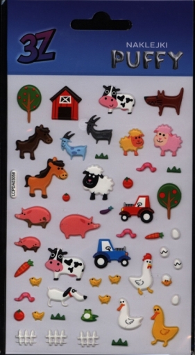 Naklejka Puffy mini farma